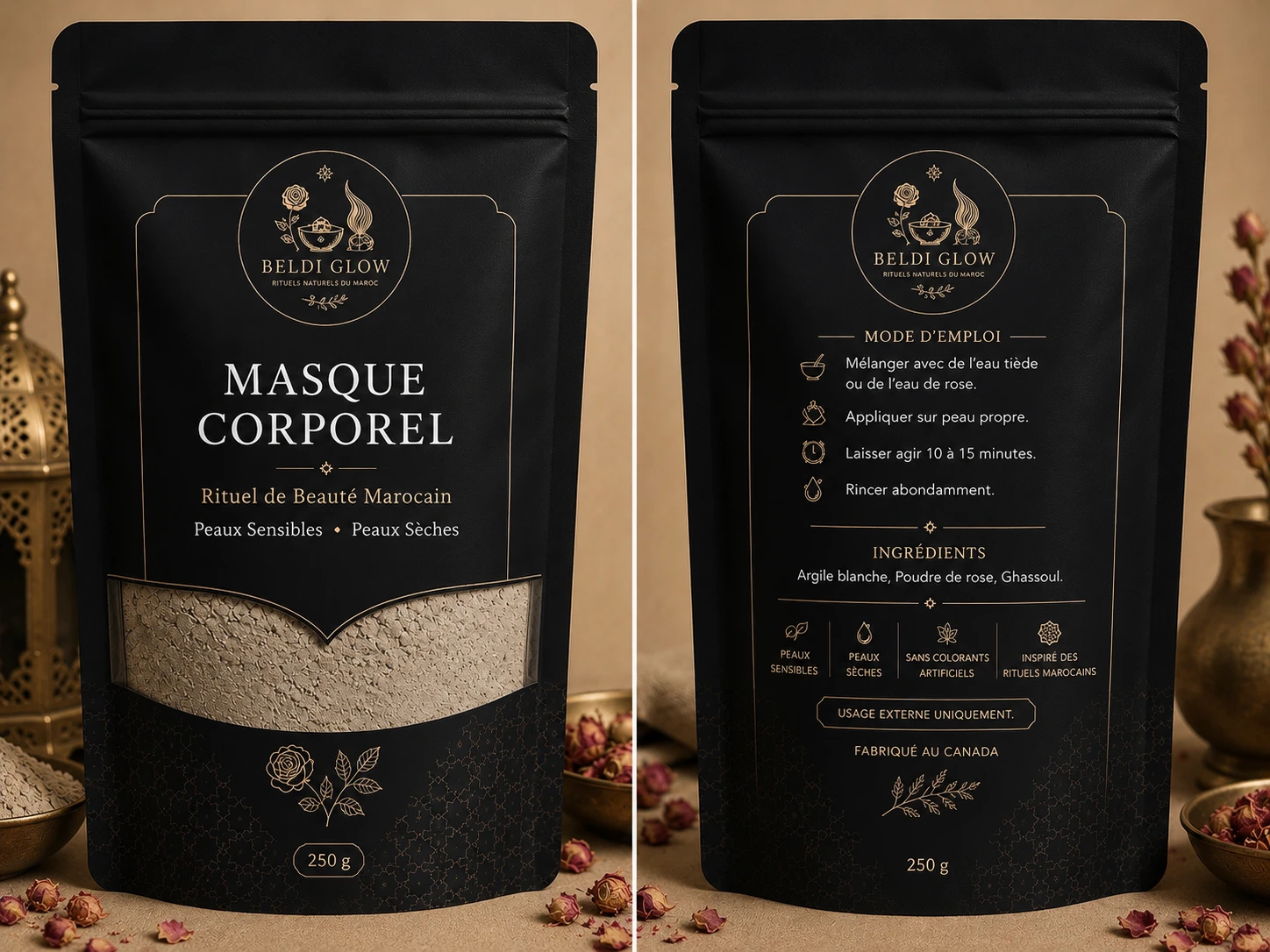 Masque Corporel Beldi Glow 250g